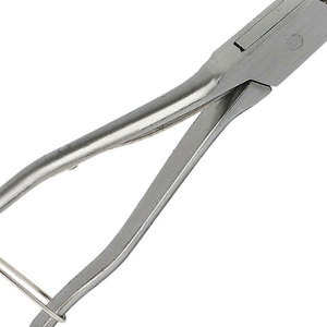 Herramientas Veterinarias Mahersi, Alicates Cortadores de Orejas de Acero Inoxidable de 1 Pulgada con Muesca de Corte Afilado y Limpio, Longitud de 8 Pulgadas - Product Image 3