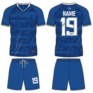 Children's Unisex Football Team Uniform Shirts Short Breathable Spandex/Polyester Mesh Fabric Sublimation Printed Team <b>Names</b> - Product Image 4