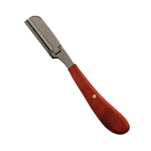 Maquinilla de Afeitar Profesional de Una Sola Hoja, Hoja de Acero Inoxidable, Mango de Madera, Herramienta de Aseo Personal Reutilizable, Fabricación OEM - Product Image 3