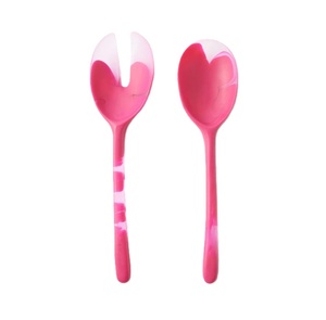 Juego de Servidores de Ensalada y Cuchara-Tenedor - Utensilios de Resina Ecológicos para Ensaladas, Ideales para Bodas, Vajilla y Utensilios de Cocina Elegantes - Product Image 6