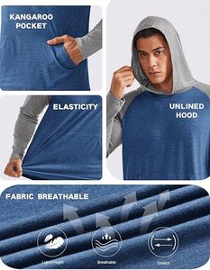 <b>Men's</b> Long Sleeve Hoodie Green Knitted Pullover <b>Shirt</b> Casual Solid Autumn Top - Product Image 6
