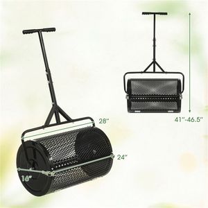 Spandiconcime da Giardino da 24 Pollici con Pompa e Riduttore per Terra, Sabbia e Fertilizzante - Product Image 3