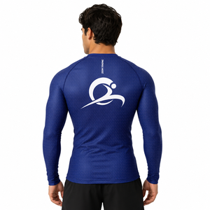 Men's Regular Fit <b>Long</b> <b>Sleeve</b> <b>Compression</b> T-<b>Shirt</b> Solid Pattern O-Neck Polyester Front Anti-UV Breathable Eco-Friendly Canvas - Product Image 2