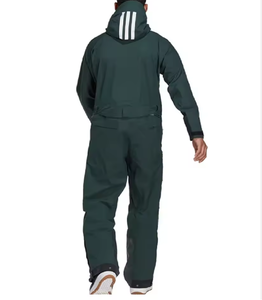 ชุดจั๊มสูทกันน้ำสำหรับผู้ชายสำหรับเล่นสกีและสโนว์บอร์ดในฤดูหนาว พร้อมฮู้ด ซิปปิด ผ้าซับใน Polartec กันลมและให้ความอบอุ่น เหมาะสำหรับกีฬาบนหิมะ - Product Image 4