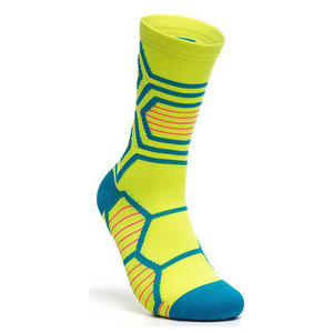 Chaussettes de sport pour hommes, logo personnalisé, OEM, haute qualité, chaussettes de compression épaisses pour la gym, le cyclisme, le basketball, super élastiques - Product Image 4