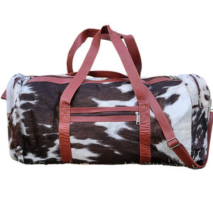 Bolsa de Viaje de Fin de Semana de Pelo de Vaca, Ecológica, Transpirable, de Diseño, Material Cómodo, Gran Capacidad - Product Image 2