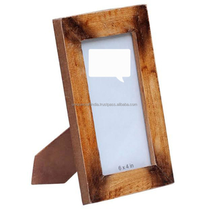 Wooden Rectangular Handmade Lightweight Elegant Minimalist Design Vertical Orientation Durable Tabletop Display Photo <b>Frame</b> - Product Image 4