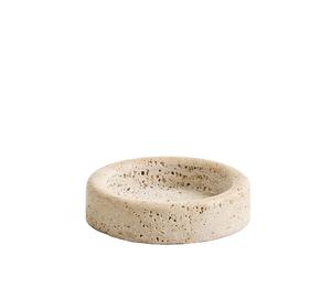 Cuenco Decorativo de Mármol Blanco Hecho a Mano, Bandeja Plana de Piedra Natural, Resistente al Calor, Ecológico, Elegante Centro de Mesa para Decoración del Hogar - Product Image 3