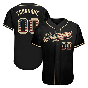 Camiseta de Béisbol Negra Personalizada para Mujer, Cuello en V, Manga Corta, Botones, Nombre del Equipo 00, Estampado de Bandera, Absorbe la Humedad, Ajustada - Product Image 4