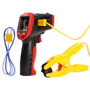 New High Quality Industrial Infrared Thermometer Non-Contact Temperature with Humidity, Dew Point & K-Type Probe Input - Product Image 1