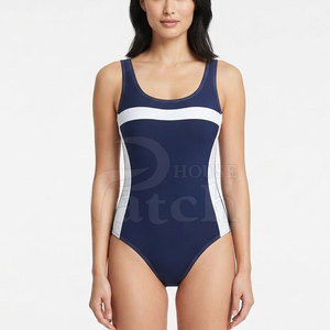 Traje de Baño Deportivo para Mujer, de Una Pieza, Personalizado, de Secado Rápido, Tejido Elástico, para Playa, Piscina, Entrenamiento Deportivo - Product Image 3