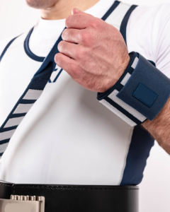 ผ้าพันมือสำหรับชกมวยแบบนีโอพรีน 7 มม. พร้อมแถบตีนตุ๊กแกกันลื่นสำหรับยกน้ำหนักและศิลปะการต่อสู้ (สำหรับทุกเพศ) - Product Image 2