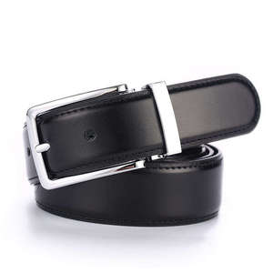 Cinturón de Cuero Negro Everglide 100% Piel de Vaca Genuina, Diseño Personalizado Unisex, Cuero con Hebilla de Acero, Diseño Personalizado - Product Image 1
