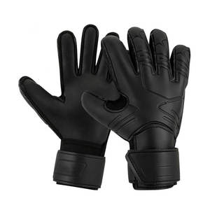Guantes de Portero de Fútbol de Entrenamiento Profesional, de Cuero Transpirable, Protección Completa para los Dedos, para Uso Adulto, Buena Calidad, Antideslizantes - Product Image 6