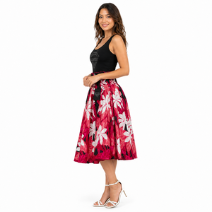 Women New Style Hawaiian Tropical Floral Autumn Maxi <b>Skirt</b> Beach Vacation Casual Lightweight Flowy <b>Skirt</b> Wear Cheap Price OEM - Product Image 6