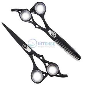 Juego de tijeras de peluquería profesional de acero inoxidable 440C de 6,45 pulgadas para uso en salón, tijeras de peluquero para peinar el cabello - Product Image 6