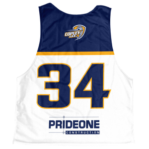 Venta al por mayor de camisetas reversibles baratas para lacrosse, sublimadas, de secado rápido, para entrenamiento de equipos masculinos, al por mayor en fábrica. - Product Image 2