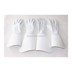 LONG WRIST COTTON BAND GLOVES-Waterproof UV Protection Anti-slip <b>Drum</b> Majors Gauntlet Gloves - Product Image 3