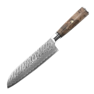 Couteau de chef en acier Damas de style moderne, manche en résine LEGACY BLADES 8-9,9 pouces, ambidextre, fait main, couteau de cuisine haut de gamme - Product Image 1