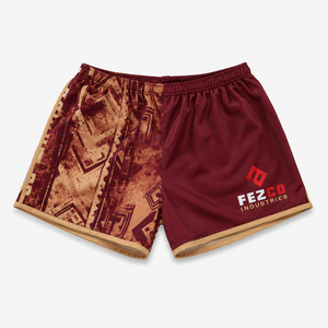 Direct Custom Footy <b>Booty</b> Shorts 100% Polyester Anti-Bacterial Unisex Rugby Elastic Waist All Seasons Front Printed - Product Image 3