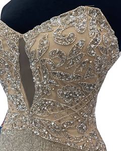 ชุดเดรสปักลายมือ,เดรสกระโปรงฝอยปักลายอย่างมีสไตล์ - Product Image 3