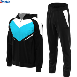 Conjunto de Chándal de Fútbol para Hombre, Chaqueta de Fútbol con Capucha y Cremallera Sublimada, Conjunto de 2 Piezas, Traje de Fútbol para Hombre para Todas las Temporadas - Product Image 2