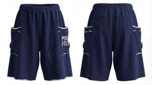 Pantalones Cortos Cargo Personalizados con Parches, Diseño de Logotipo Impreso, Estilo Vintage, Cintura Alta, Secado Rápido, Transpirables y Cómodos para Verano - Product Image 3