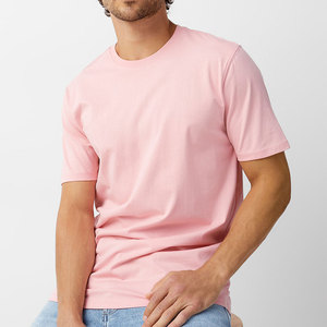 MEN & WOMEN'S 100% Cotton Casual Breathable Quick Dry Half Sleeve Round Neck <b>Peach</b> T-<b>Shirt</b> - Product Image 1