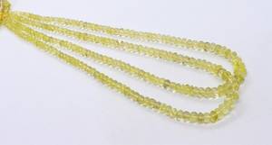 Perles Rondelles Lisses en Quartz Citron Naturel 4MM 8MM, Perles en Quartz Jaune en Vrac, Prix de Gros, Lot de 15 Pouces pour Fabrication de Bijoux - Product Image 6