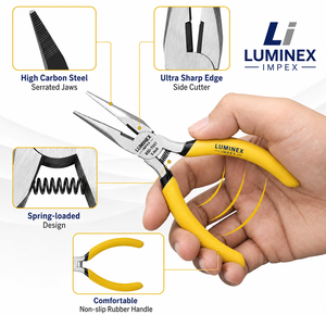 <b>Long</b> <b>Nose</b> Stainless Steel Lightweight Jewelry Making Pliers - Product Image 3