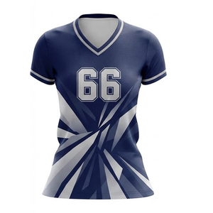 Maillot de volley-ball sublimé pour femmes, t-shirt athlétique léger pour les matchs - Product Image 6