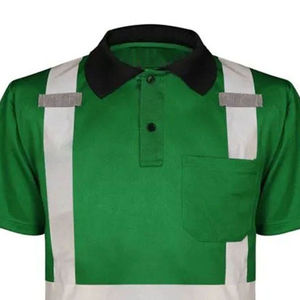 Camiseta reflectante con logotipo personalizado para hombre, camisa de seguridad reflectante de alta visibilidad, polo de trabajo de alta visibilidad, estilo más reciente - Product Image 4