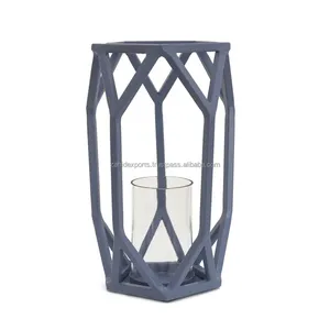 Porte-bougie de luxe haut de gamme pour la décoration d'hôtels et de centres de villégiature, lanterne en bronze antique, décoration classique pour la maison, Zahid Exports - Product Image 1