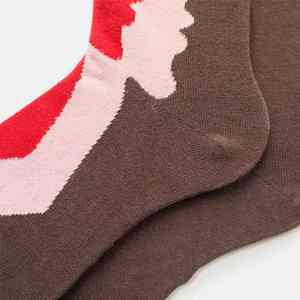 Chaussettes habillées en coton mélangé personnalisées OEM, douces, extensibles, colorées et tendance pour hommes et femmes, confort au quotidien - Product Image 2