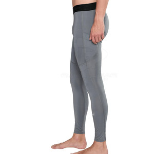 Wholesale RARE WEAR ENTERPRISES Men's <b>Spandex</b>/Polyester Breathable Leggings Comfortable Stretch <b>Pants</b> for Sports Fitness - Product Image 3