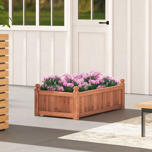 Fioriera Rettangolare 46 X 24 X 16 Pollici con Fori di Drenaggio, Vasi e Contenitori per Fiori per Giardino e Prato - Product Image 2