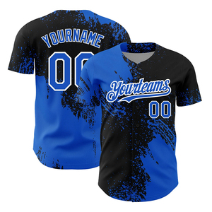 Último Diseño de Logotipo Personalizado, Jersey de Softbol Estampado con Nombre de Jugador del Equipo Propio, Camiseta de Béisbol Cómoda con Botones Completos para Hombre - Product Image 1