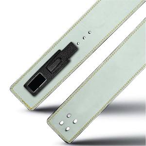 Ceinture de musculation en cuir de vachette personnalisable avec logo, la plus vendue, pour hommes, soutien dorsal, squat, haltérophilie, powerlifting - Product Image 2