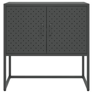 Anthracite Steel <b>Sideboard</b> 29.5"x13.8"x29.5" Dimensions - Product Image 5