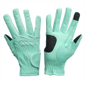 Gants d'équitation en cuir avec logo personnalisé, coupe ajustée, respirants, unisexes, pour l'entraînement professionnel, la course et les activités de plein air - Product Image 4