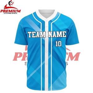 Camiseta de Béisbol Transpirable de Corte Regular con Logotipo OEM, Ropa Deportiva Personalizada de Alta Calidad con Sublimación de Tela, Último Estilo - Product Image 5