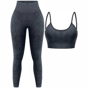 Conjunto de Yoga de Alta Calidad para Mujer, Espalda Descubierta, Manga Larga, Ligero, Nuevo Diseño Reversible, Patrón Sólido, Tallas Grandes, Shorts - Product Image 4