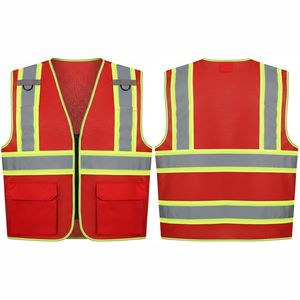 Chaleco de Trabajo de Lona Resistente al Viento para Hombre, Hecho en Fábrica, Talla Grande, Transpirable, con Múltiples Bolsillos, para Uso Casual al Aire Libre - Product Image 4