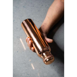 Bouteille en cuivre de style américain, 100% cuivre véritable, bouteille d'eau personnalisée, anti-fuite, écologique, bouteilles d'eau en métal, prix bas - Product Image 4