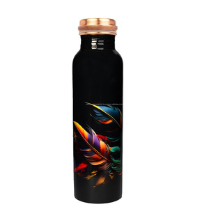 ขวดน้ำทองแดงบริสุทธิ์32 oz สำหรับดื่มน้ำภาชนะใส่เครื่องดื่มทำจากโลหะทองแดง - Product Image 1