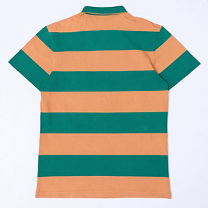 เสื้อโปโลผู้ชาย พรีเมียม คอตตอน ลายทาง แขนสั้น ระบายอากาศดี แฟชั่นฤดูร้อน ทรงคลาสสิค เหมาะสำหรับตีกอล์ฟ ขายส่งเสื้อโปโล - Product Image 3