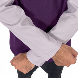 Camiseta polo de manga larga para hombre, de algodón grueso, con logotipo bordado y diseño a rayas. Camisetas polo para hombre. - Product Image 2