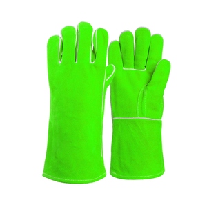 Gants de soudure en cuir de vachette de qualité supérieure, résistants à l'abrasion, à la chaleur, pour la lutte contre les incendies, la construction, les barbecues - Product Image 6