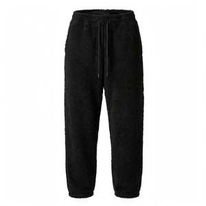 Unisex Sherpa Fleece Hooded Tracksuit Two Piece <b>Full</b> <b>Zip</b> <b>Hoodie</b> With Kangaroo Pocket And Jogger Pants With Drawstring Waist Wear - Product Image 2