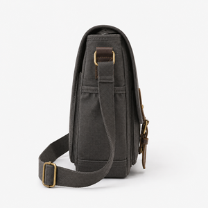Sac messager pour hommes avec compartiments fonctionnels, fermeture sécurisée et sangle réglable, offrant une organisation facile pour le travail et les voyages - Product Image 4